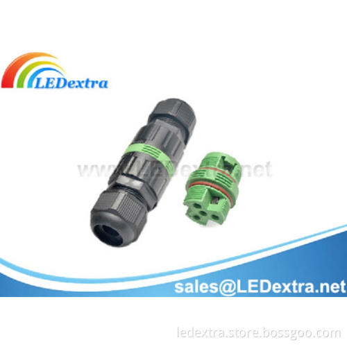 Screwless Waterproof Straight Connector